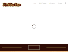 Tablet Screenshot of heraldicapaco.com